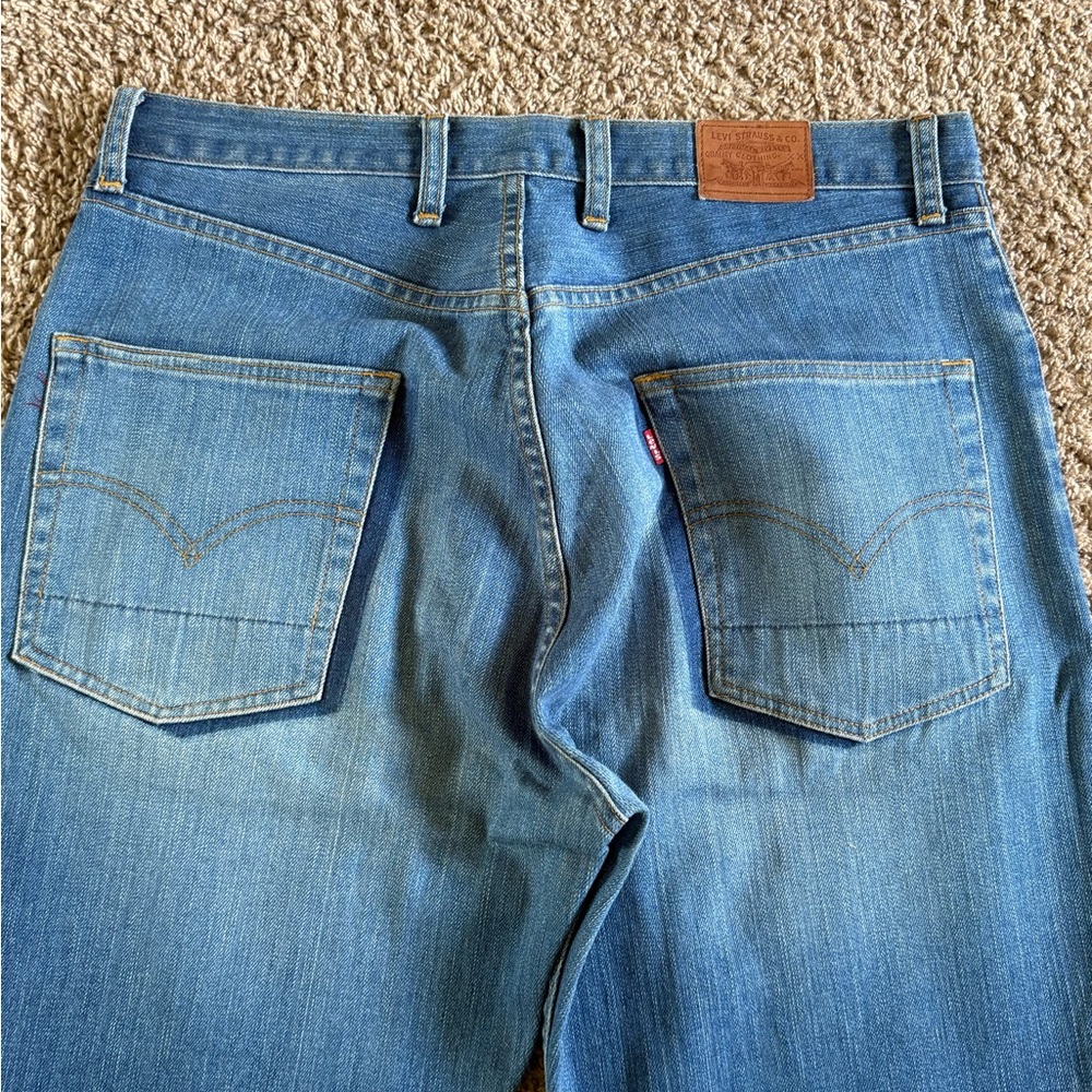 Levi's Blue Straight Jeans Classic Denim Style